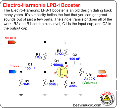 EHX LBP-1 schematic