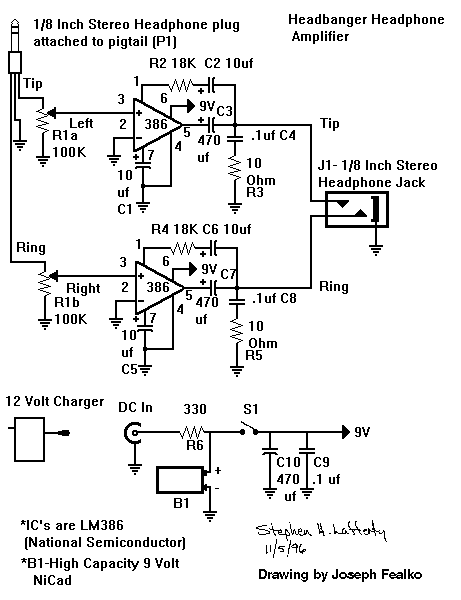 Headbanger schematic